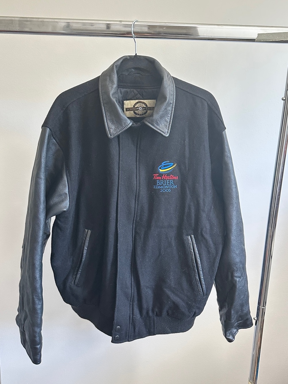 Tim Hortons Brier Edmonton 2005 Bomber Jacket | North End Vintage Sz L